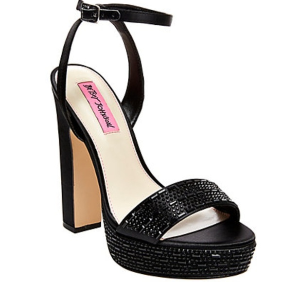Betsey Johnson Shoes - Betsey Johnson 10 "Alliie" Ankle Strap Heels NEW